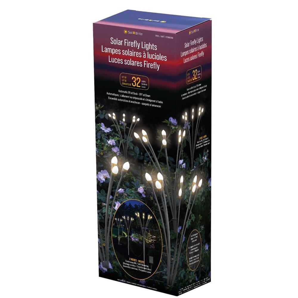 2 Fresh Source Solar Firefly Landscape Lights